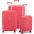  Skyline 2.0 4 kółka Zestaw walizek 3-części z plisą rozprężną Model koralle