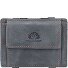  Vintage Magic Wallet RFID Leather 10 cm Model steel blue