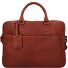  Antique Avery Briefcase Leather 40 cm Komora na laptopa Model cognac