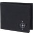  New Cryptan Portfel Ochrona RFID 12 cm Model schwarz-windrose 2.0grey