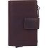  Birkheim C-Four Etui na karty kredytowe Ochrona RFID Skórzany 6.5 cm Model darkbrown