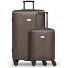  Palermo 4 kółka Zestaw walizek 2-części Model dark brown 1
