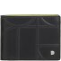Up! Portfel Ochrona RFID Skórzany 11 cm Model black-bright yellow Up! Portfel Ochrona RFID Skórzany 11 cm Model black-bright yellow