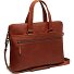  Elvas Teczka Skórzany 40 cm Komora na laptopa Model cognac