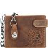  Vintage portfel skórzany 12 cm Model braun