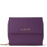  Portfel z skóry typu „zip-around” z Bolonii, 12 cm Model purple