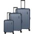  Dynamiic 4 kółka Zestaw walizek 3-części z plisą rozprężną Model denimblue