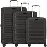  Travel Line 4500 4 kółka Zestaw walizek 3-części z plisą rozprężną Model black