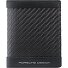  Carbon Credit Card Case RFID Leather 7,5 cm Model black