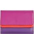  Double Flap Wallet Leather Wallet 13 cm Model sangria multi
