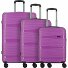  Travel Line 4300 4 kółka Zestaw walizek 3-części Model purple