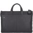  Czarna kwadratowa skórzana torba na laptopa 47 cm Model nero