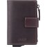  cerratano Portfel Ochrona RFID Skóra 10.5 cm Model darkbrown