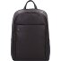 Czarne kwadratowe plecaki skórzane 44 cm przegroda na laptopa Model dark brown Czarne kwadratowe plecaki skórzane 44 cm przegroda na laptopa Model dark brown