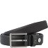 Pasek formalny Skóra Model black | 105 cm