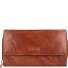  Donna Aurona Wallet RFID Leather 18 cm Model cognac