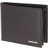  Leather Portfel Ochrona RFID Skóra 12 cm Model braun-pure 2.0metal square