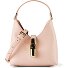  Goccia Mini Torba Handbag Skórzany 18 cm Model dusty pink