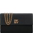  Rosa Kopertówka Skórzany 20 cm Model jet black-black