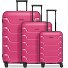  Edition 01 4 kółka Zestaw walizek 3-części z plisą rozprężną Model pink