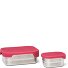 Zestaw Lunch Box ze stali nierdzewnej 2szt. 17 cm Model prinzessin Zestaw Lunch Box ze stali nierdzewnej 2szt. 17 cm Model prinzessin