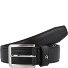  Skórzany pasek Luca Model black | 100 cm