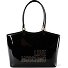  Enameled Logo Shopper Bag 35 cm Model black
