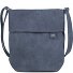  Mademoiselle.M Torba na ramię 31 cm Model nubuk blue
