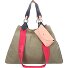  Izzy Canvas Shopper Bag 45 cm Model olive