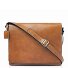  Mark Briefcase Messenger Ochrona RFID Skórzany 39 cm Komora na laptopa Model light brown