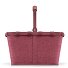  Torba na zakupy Carrybag 48 cm Model twist maroon
