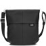  Mademoiselle.M Torba na ramię 27 cm Model nubuk black