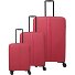 Air Stripe 4 kółka Zestaw walizek 3-części z plisą rozprężną Model red