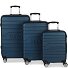  Seattle 4 kółka Zestaw walizek 3-części Model dunkelblau