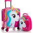  Kids 4-Rollen Kofferset 2tlg. Model unicorn
