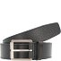  Skórzany pasek casual Model black | 115 cm