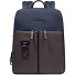  Harper Plecak Skórzany 38 cm Komora na laptopa Model blue-dark brown
