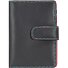 Medium Snap Wallet Leather Purse 13 cm Model black-pace Medium Snap Wallet Leather Purse 13 cm Model black-pace