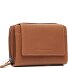  Orveta Portfel Ochrona RFID Skóra 13 cm Model cognac