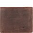  Ron Portfel Ochrona RFID Skórzany 10 cm Model brown