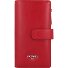  Bingo Credit Card Case Leather 9 cm Model rot