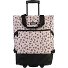  Wheel "Print" Walizka na zakupy 50 cm Model beige-rosa