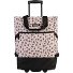  Wheel "Print" Walizka na zakupy 50 cm Model beige-rosa
