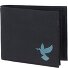  New Cryptan Portfel Ochrona RFID 12 cm Model schwarz-freedom pigeon cyan