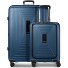  Essentials 14 zestaw walizek na 4 kółkach 2 szt. przegroda na laptopa z elastycznym zagięciem Model dark blue metallic