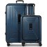  Essentials 14 zestaw walizek na 4 kółkach 2 szt. przegroda na laptopa z elastycznym zagięciem Model dark blue metallic