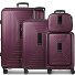  Zestaw walizek na 4 kółkach Essentials14 Beautycase 4szt z rozkładaną przegrodą na laptopa Model aubergine metallic