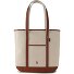  Canvas Shopper Bag 49.5 cm Model ecru-cuoio