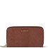  Bologna Leather XL Double Zip-Around Wallet RFID Leather 20 cm Model brown