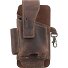  Vintage Saszetka Skórzany 8 cm Model brown